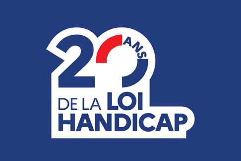 Logo 20 ans de la loi handicap