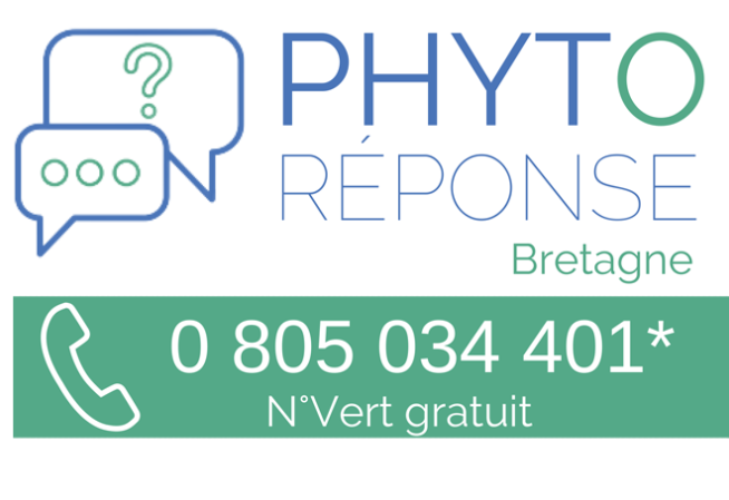 logo et téléphone phyto réponse