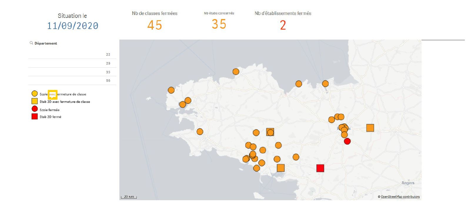 Coronavirus En Bretagne Point De Situation Sanitaire Du Vendredi 11 Septembre Agence Regionale De Sante Bretagne