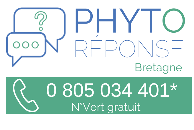 logo et téléphone phyto réponse