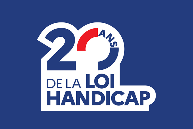 Logo 20 ans de la loi handicap